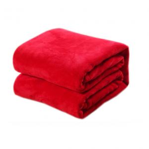 Microfiber flannel fleece blanket 