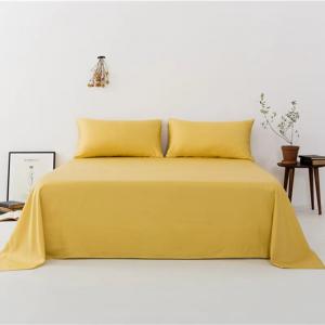 Solid color fitted sheet sets 